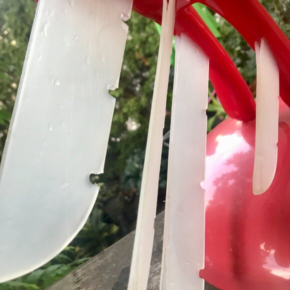 Rafaele Iannello Red Voodoo Novelty The Ex Knife Block Holder Used - Picture 5 of 6